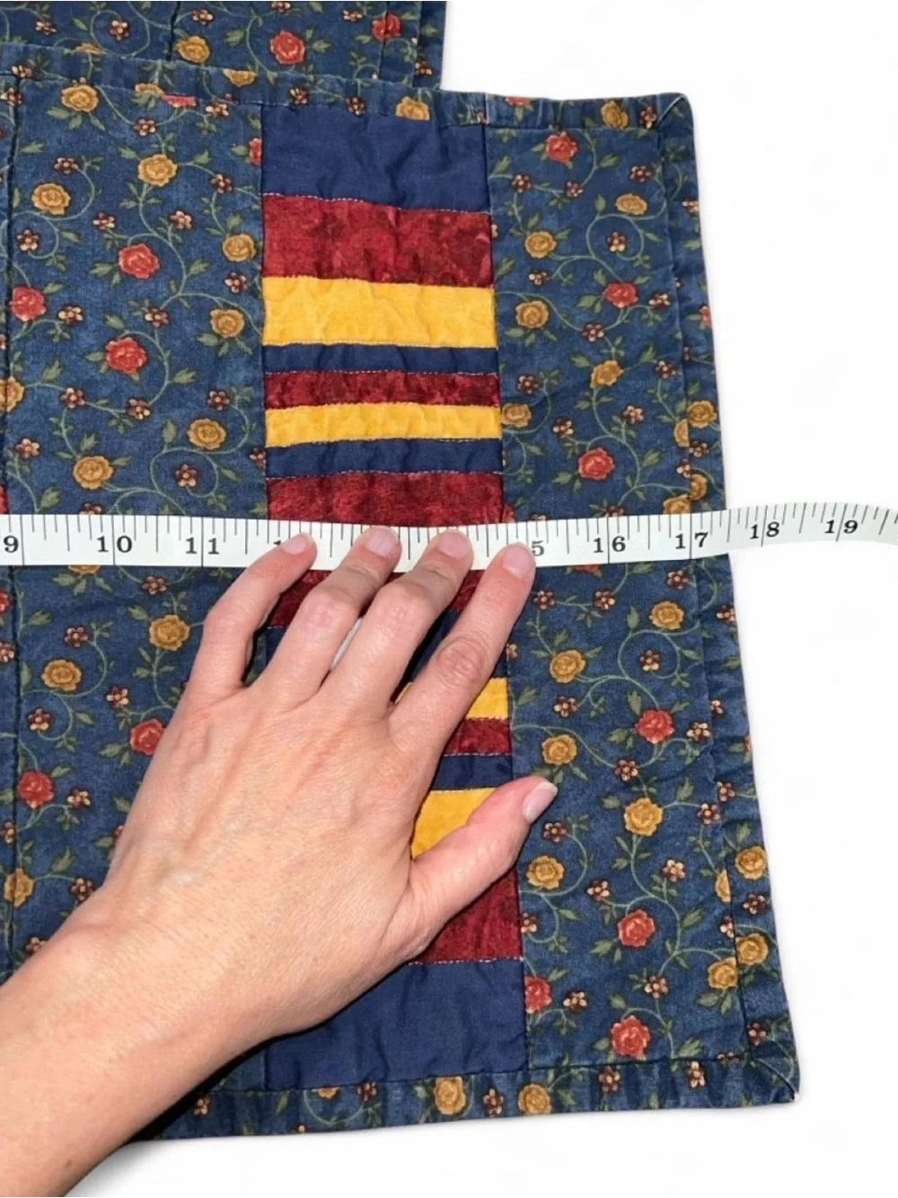 Quilted Handmade Vintage Placemats - Set of 4